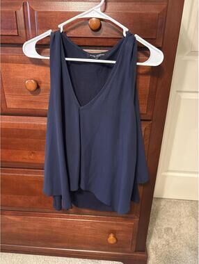Green Envelope Women's Navy and Blue Blous